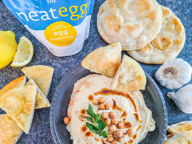 Eggless Pita Bread with The neat Egg Plant Based Pantry