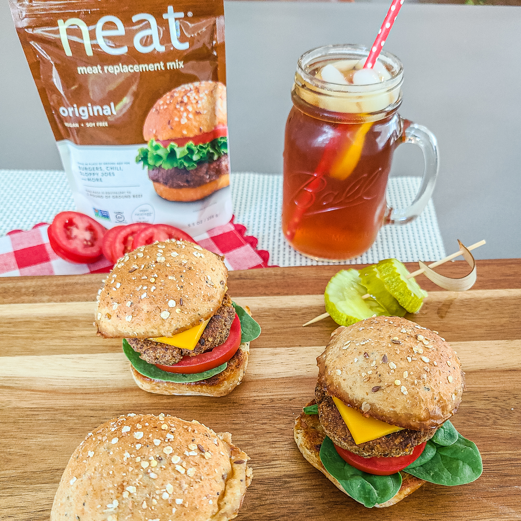 Mini Meatless Burgers